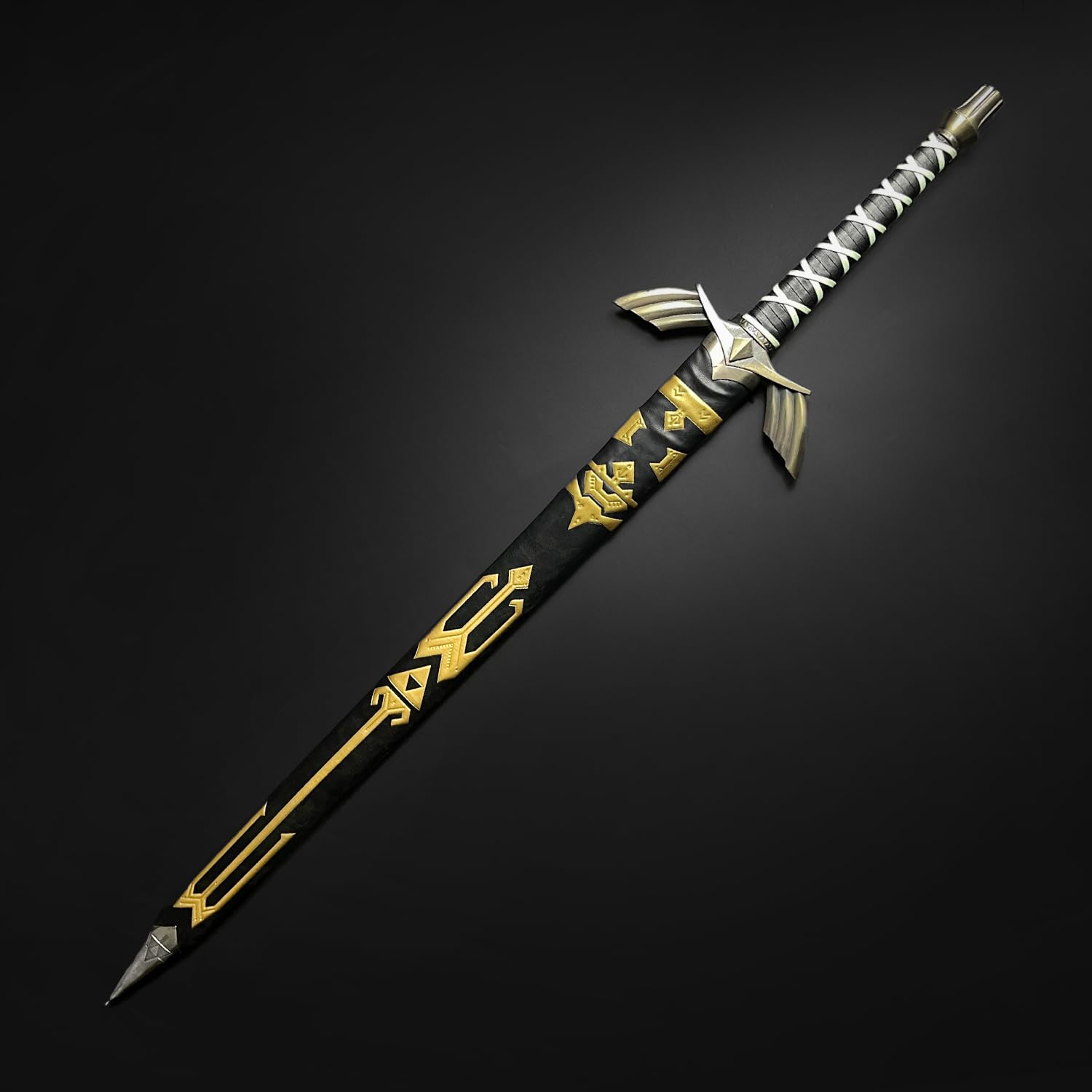 Legend Master Sword Skyward Limited Edition Deluxe with Black Belt - Authentic Replica Collectible for Cosplay, Display & Gifts | Perfect for Anime Fans, Sword Enthusiasts & Home Decor (14-Black-BKB)