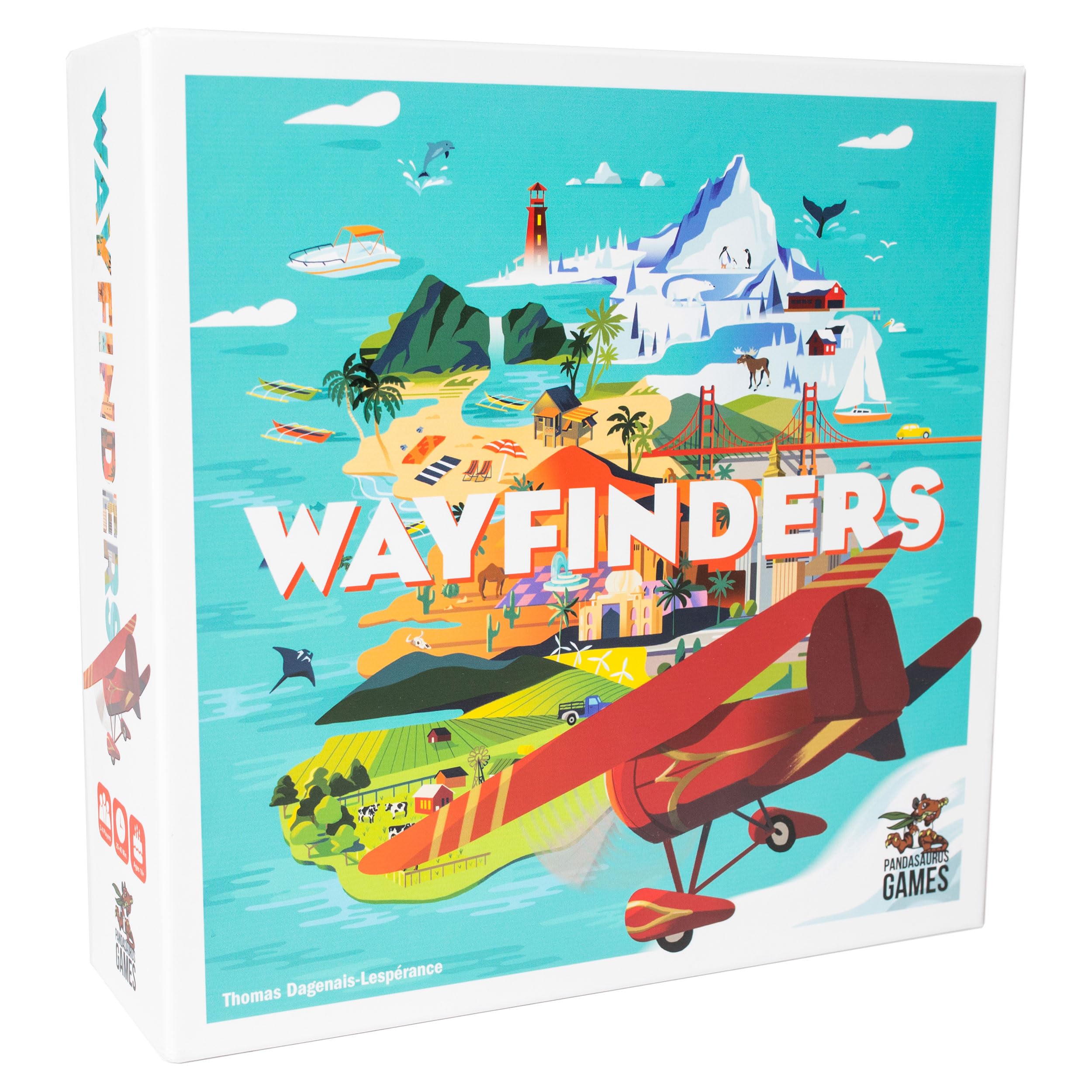 Pandasaurus Games Wayfinders - Multi-Colored Strategy Board Game for Family Game Night | Adventure-Themed Tabletop Game for 2-4 Players | Perfect for Parties & Family Bonding
