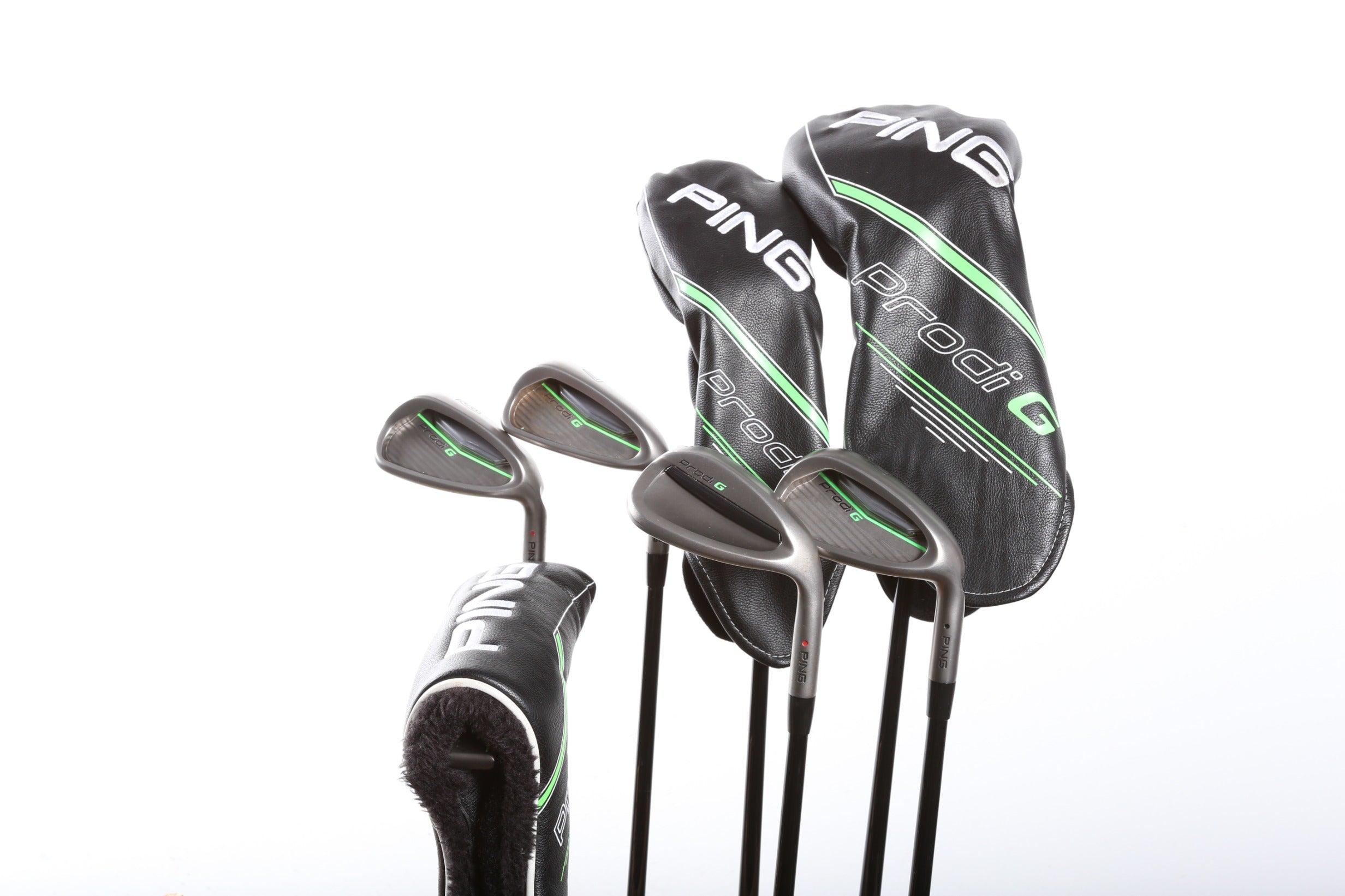 Ping Prodi G Red Dot Golf Club Set for Youth Right Hand - Driver, Fairway Wood, 7 Iron, 9 Iron, Pitching Wedge, Sand Wedge, Putter | Perfect for Junior Golf Training & Tournament Play