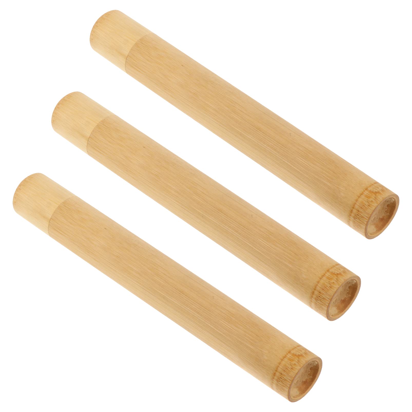 Eco-Friendly Bamboo Toothbrushes with Travel Case - 3 Pack Organic Toothbrush Set for Adults & Kids | Perfect for Travel, Camping, Hiking & Daily Oral Care