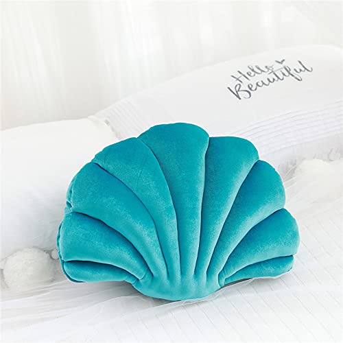 Fay Bless Seashell Decorative Throw Pillows - Navy Blue Medium Size for Couch, Bed & Outdoor Patio Furniture | Coastal Home Decor & Beach House Accent
