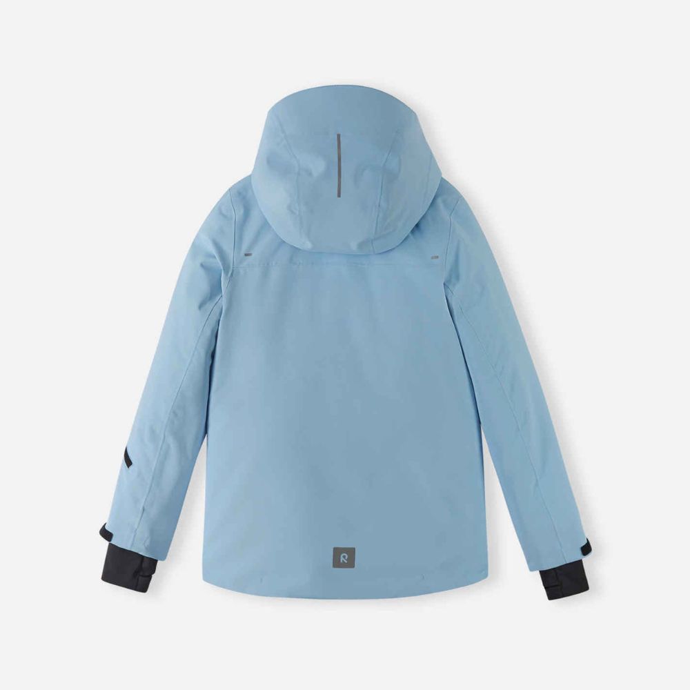 Reima Perille Girls' Waterproof Ski Jacket - Insulated Winter Coat for Kids, Frozen Blue - Perfect for Snowboarding, Skiing & Outdoor Winter Activities