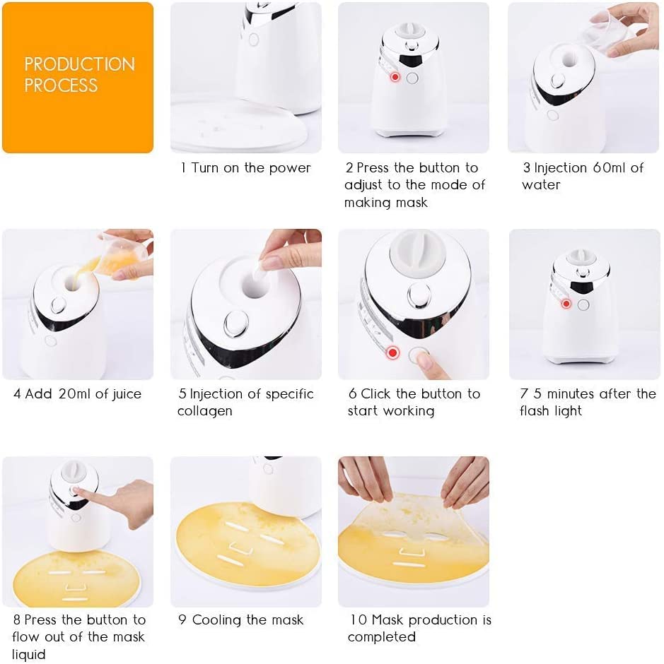 Automatic Facial Mask Making Machine for Women - Natural DIY Beauty Device for Skin Care, Hydration & Rejuvenation | Perfect for Spa, Salon & Home Use
