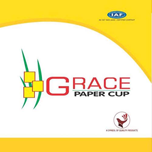 GRACE PAPER GLASS Printed Disposable Paper Cups - 100 Pack (300ml, Multicolor) for Parties, Home, Office & Events - Eco-Friendly Drinkware for Coffee, Tea, Juice & Cocktails
