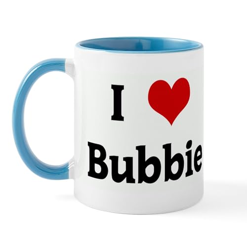 White/Blue Inside - I Love Bubbie Mug