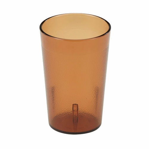 Cambro 5.2 Oz. Colorware Amber Tumbler - 500P153 - Durable Plastic Cup for Restaurants, Cafes & Outdoor Use - Perfect for Cold Beverages, Smoothies & Iced Coffee