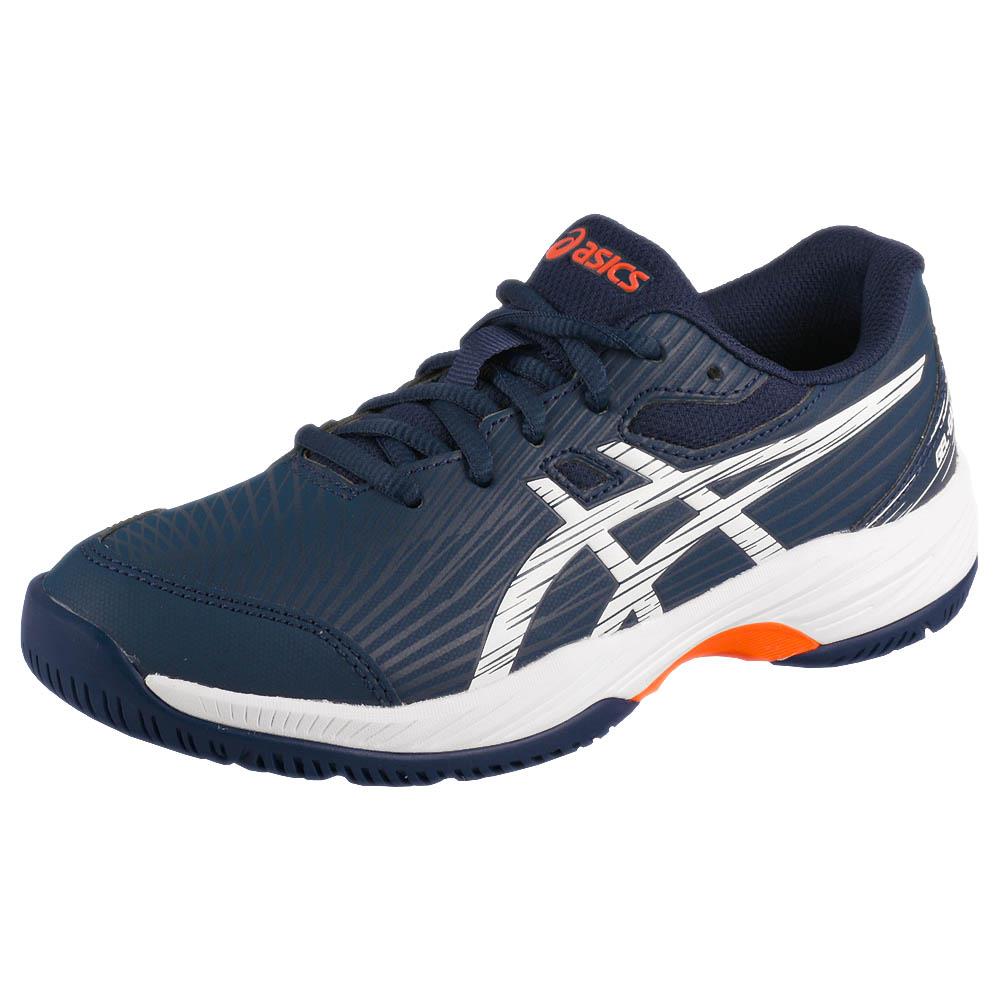 ASICS Junior Gel Game 9 GS Tennis Shoes for Kids - Blue Expanse/White | Lightweight & Durable Court Shoes for Junior Players | Perfect for Tennis Training & School Sports