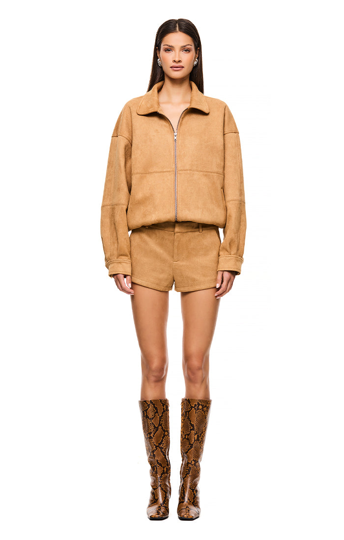 THE JUDE HONEY BOMBER JACKET - Stylish Vintage-Inspired Men's & Women's Lightweight Jacket for Casual Wear, Street Fashion & Outdoor Activities