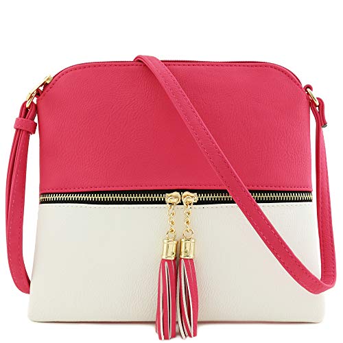 Fuchsia/White