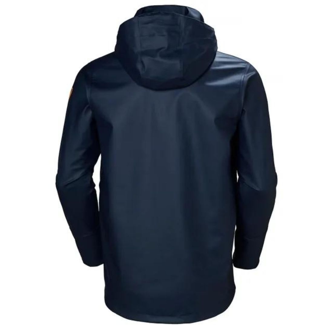 Helly Hansen Men's Gale Waterproof Work Rain Jacket - Windproof Outdoor Shell for Construction & Hiking - Navy Blue (Model 70282)