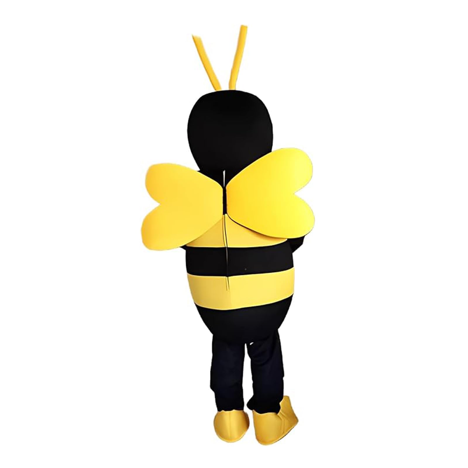 Bee Mascot Costume for Adults - Plus Size Halloween Fancy Dress Suit (Black) | Perfect for Halloween Parties, Cosplay Events & Themed Celebrations