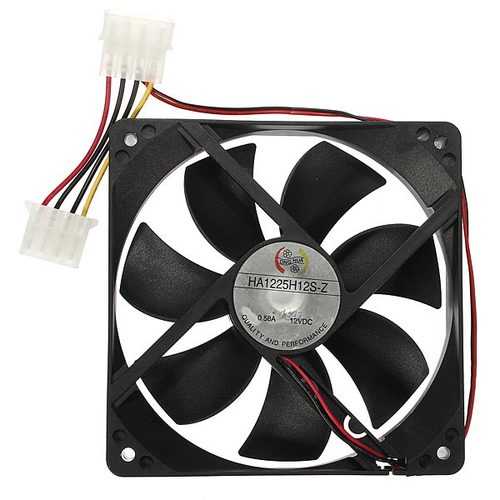 4-Pin 120x120x25mm 12V CPU Cooling Fan with Heat Sink - High Performance PC Computer Cooling Solution for Gaming Rigs, Workstations, and Servers