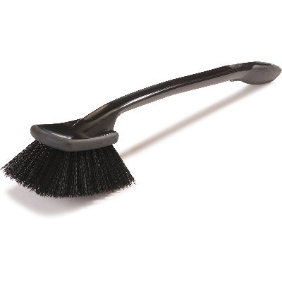 Heavy-Duty Utility Scrub Brush - Black - Multi-Purpose Cleaning Brush for Kitchen, Bathroom, Floors, and Outdoor Use