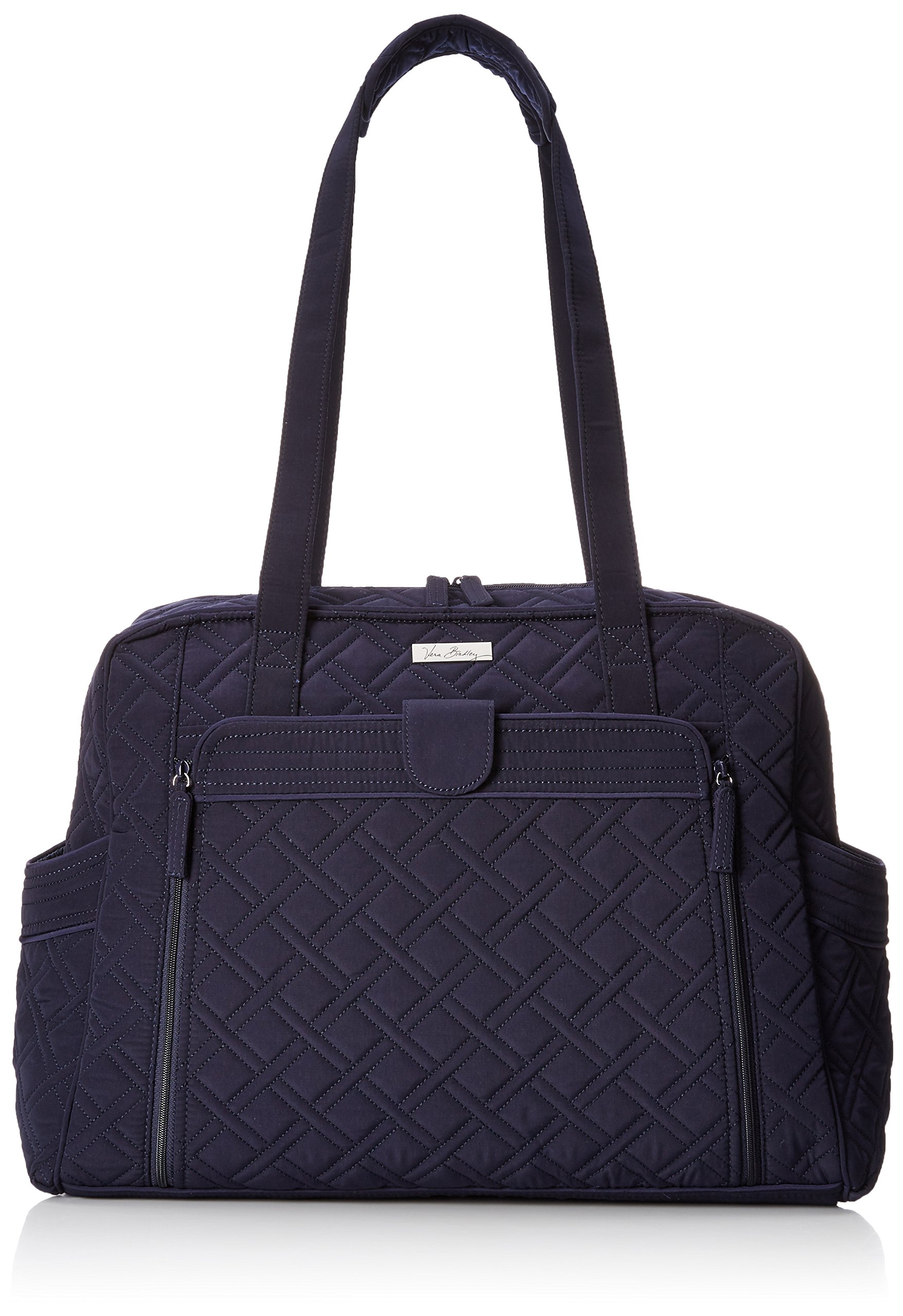 Vera Bradley Women's Large Polyester Baby Diaper Bag - Stylish & Spacious Tote for Moms, Perfect for Travel, Shopping & Everyday Use