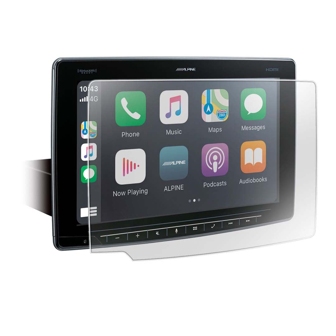 Alpine KTX HF9 Screen Protector for Alpine Halo 9 - HD Clear Anti-Scratch Film - Perfect for Off-Road, Marine & Car Audio Systems