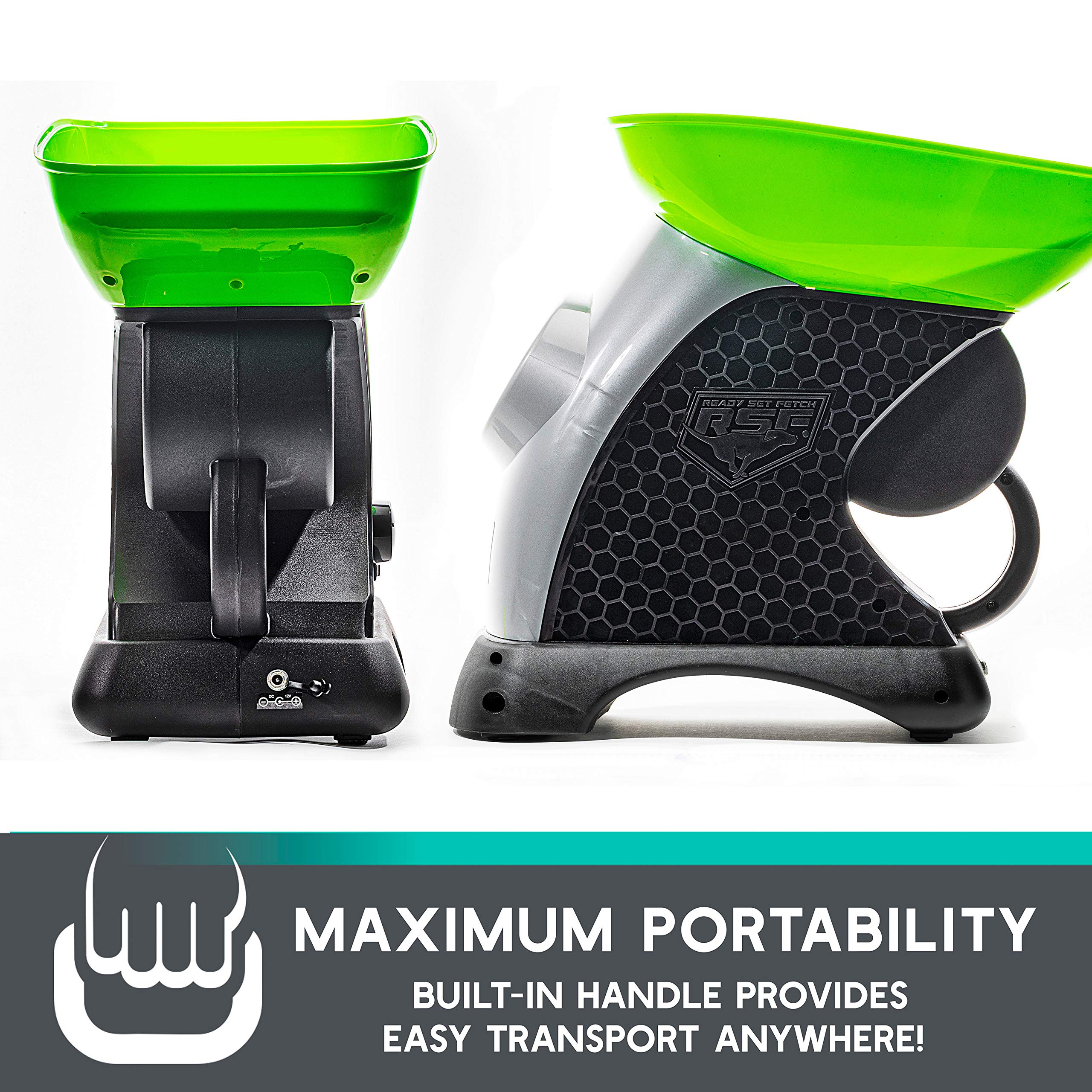 Franklin Pet Supply Co. Automatic Tennis Ball Launcher for Dogs - Interactive Fetch Toy with Authentic Tennis Balls - Perfect for Outdoor Play, Backyard Exercise & Training Sessions