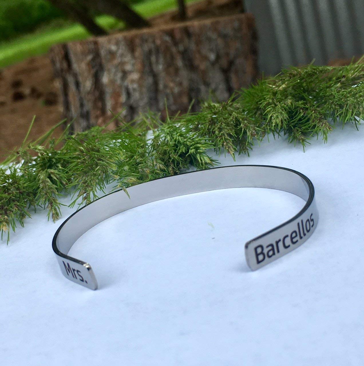 Personalized Teacher Bracelet - Teach Love Inspire Gift for Educators & Mentors - End of Year Appreciation