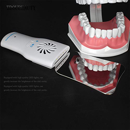 Dental Double-Sided Reflectors with LED Lighting - Anti-Fog Orthodontic Mirror for Photography & Dental Exams - Perfect for Dentists, Orthodontists & Dental Students