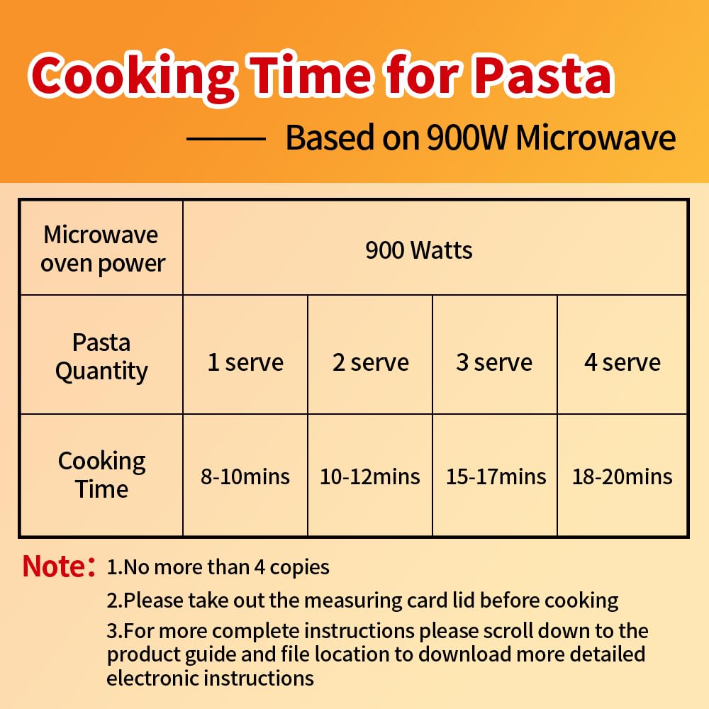 Microwave Pasta Cooker with Strainer Lid - 4 Serving Quick & Easy Pasta Maker | Perfect Spaghetti Cooker for Dorm, Kitchen & College Life (Black) | Ideal for Quick Meals, Student Cooking & Busy Lifestyles