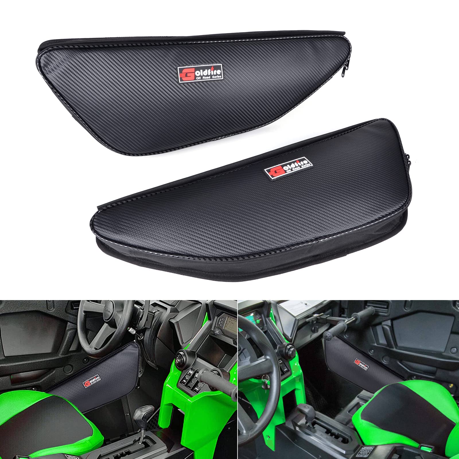 Goldfire UTV Talon Accessories - 1680D High-Density Water-Resistant Storage Bag Combo (Center Bag + Corner Bags + Lower Door Bags) for Honda Talon 1000R/1000X/1000X4 (2019-2021 Models) - Perfect for Off-Road Adventures, Camping & Gear Organization
