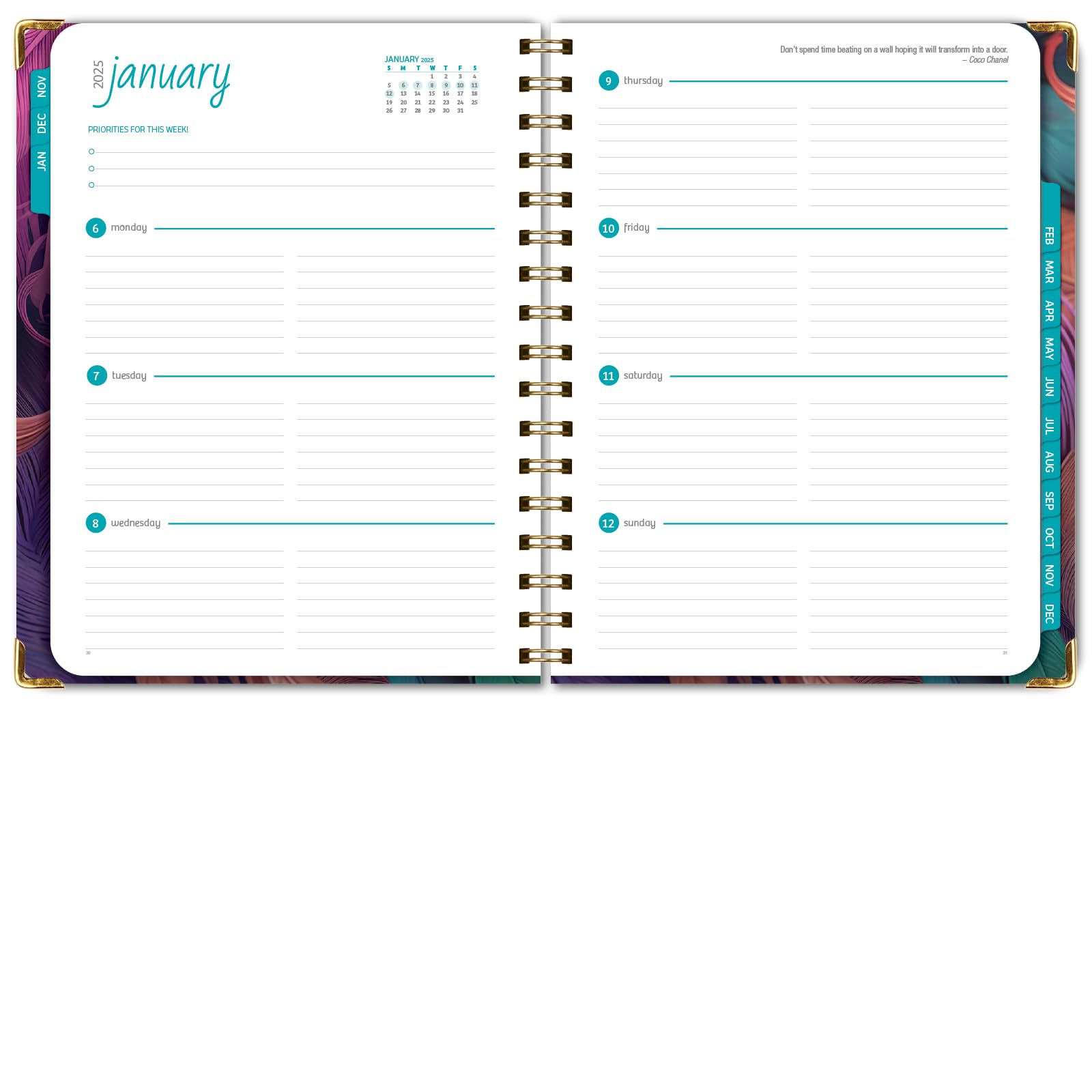 2025 Hardcover Planner 7