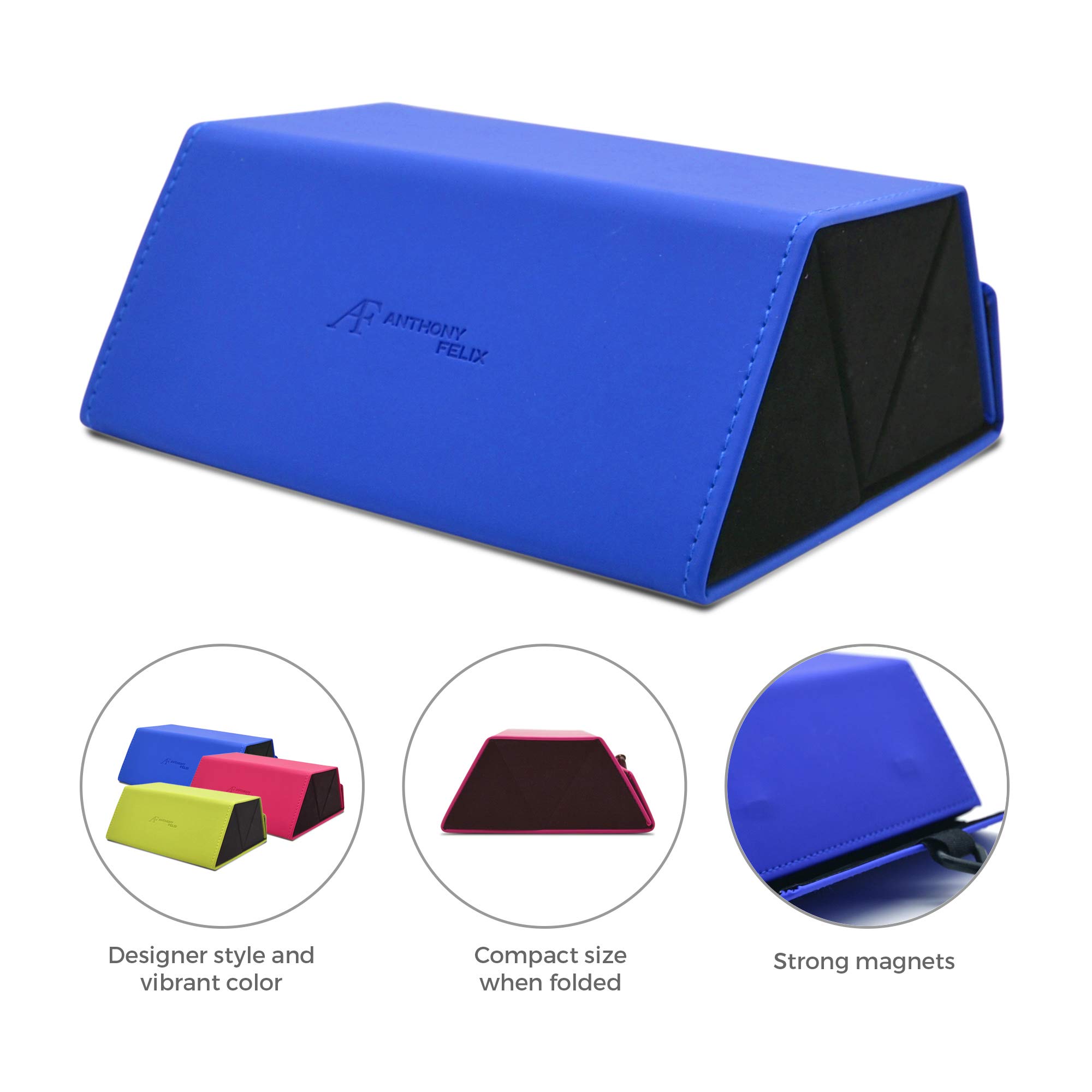 Premium Sunglasses Travel Case for 3 Pairs - Durable Eyewear Organizer Holder with Soft Interior - Perfect for Vacation, Beach, Hiking & Outdoor Adventures