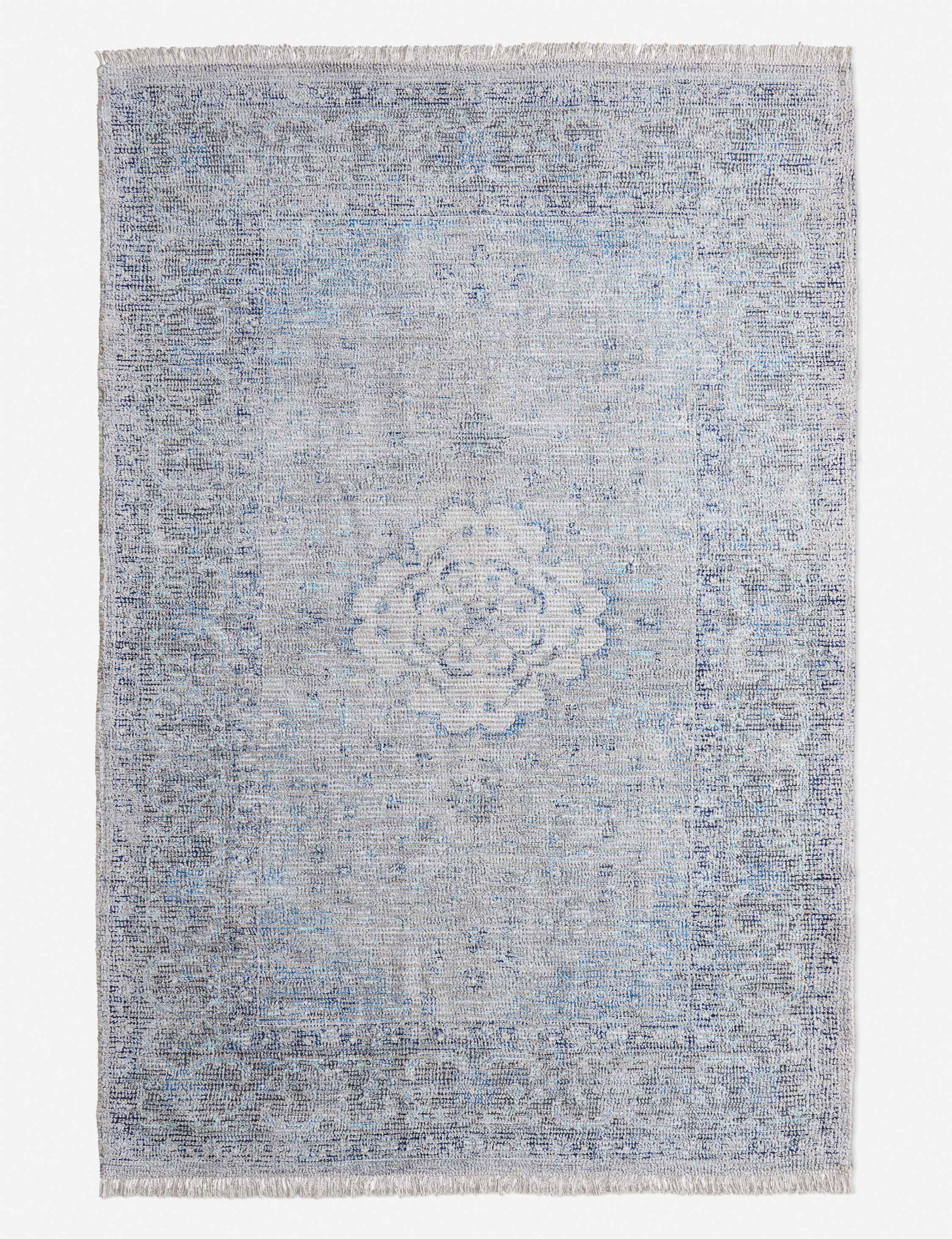 Premium Handwoven Wool Blend Area Rug - Soft & Durable Beech Color for Living Room, Bedroom, or Office Decor