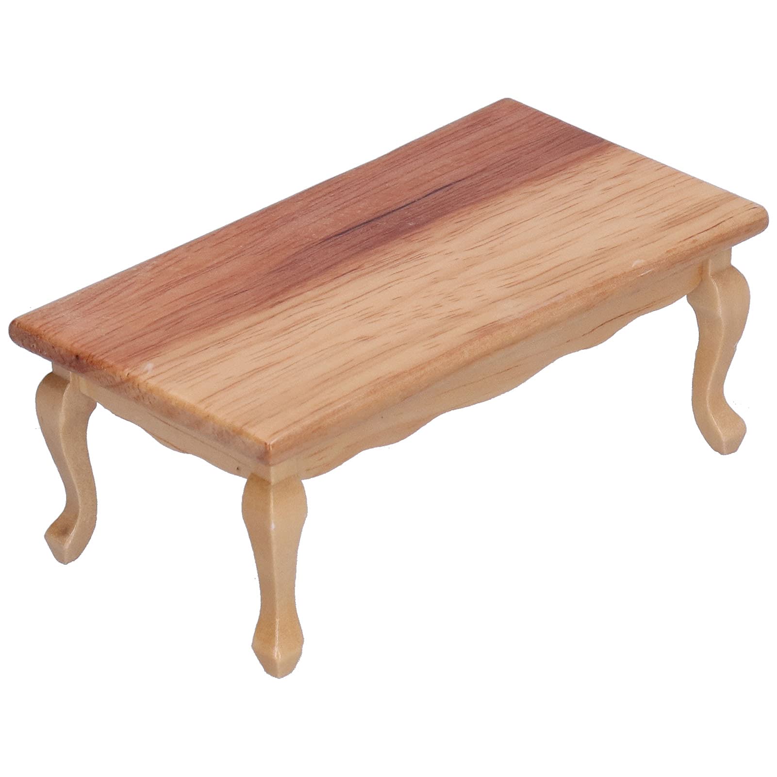 1/12 Scale Miniature Living Room Tea Table - Realistic Dollhouse Furniture for Desk or Bookshelf Display - Perfect for DIY Miniature Scenes, Dollhouse Decor, and Model Train Layouts