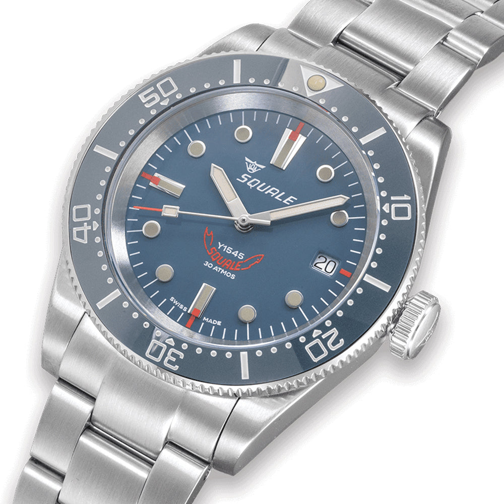 1545 Steel 40mm Grey Watch with Bracelet - Perfect for Business, Casual Wear & Everyday Use