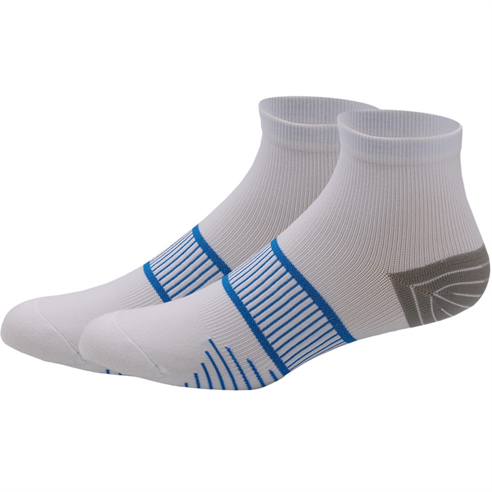 **Men's & Women's Quick-Dry Breathable Running Socks - Moisture-Wicking Outdoor Sports Socks for Walking, Cycling & Hiking (White, Size 39-43) - Perfect for Gym, Jogging & Daily Active Wear**
