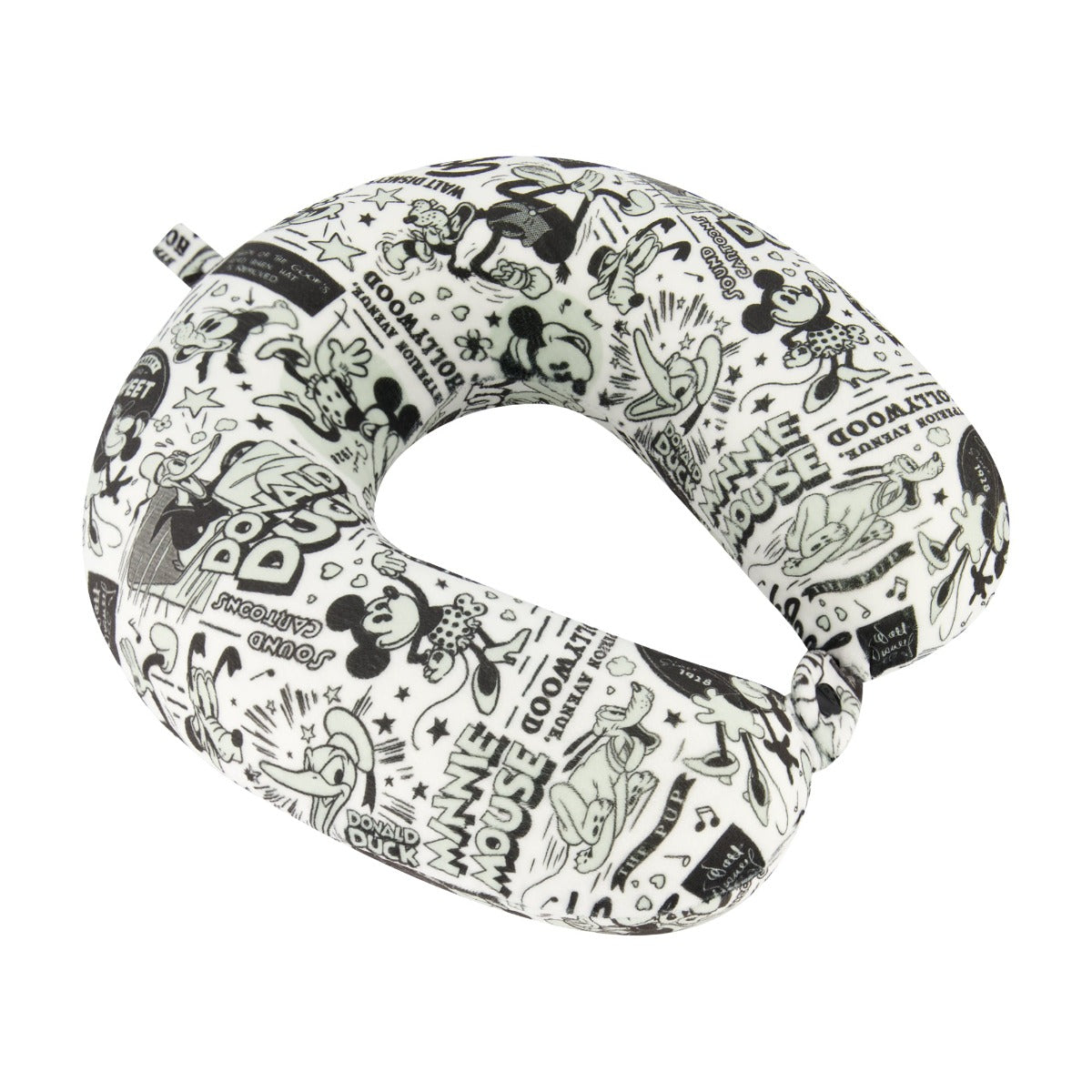 Disney Characters Memory Foam Travel Neck Pillow - Soft Support for Airplane, Car & Office Use - Mickey Mouse, Minnie Mouse & More Designs