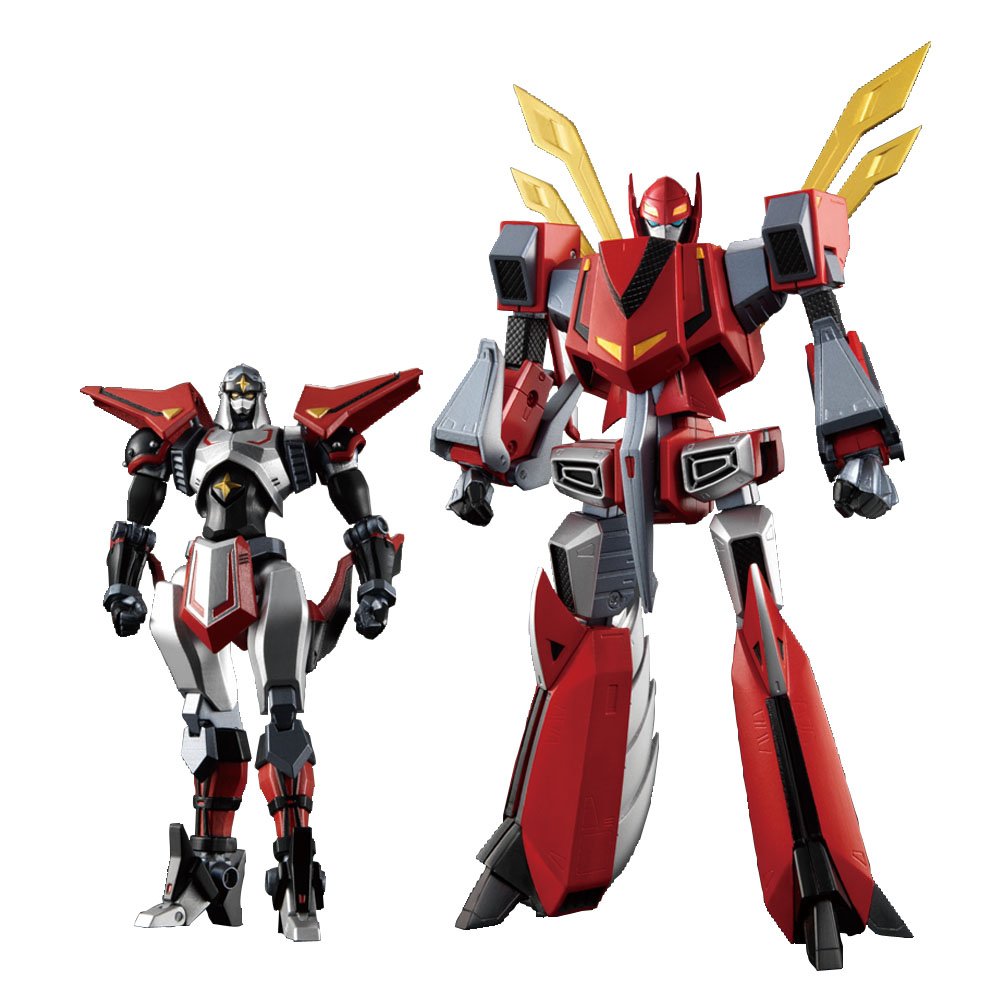 BANDAI GX-55 Tobikage & Houraioh Action Figure - Collectible Robot Toy for Anime Fans | Perfect for Display, Gifts, and Anime Collections