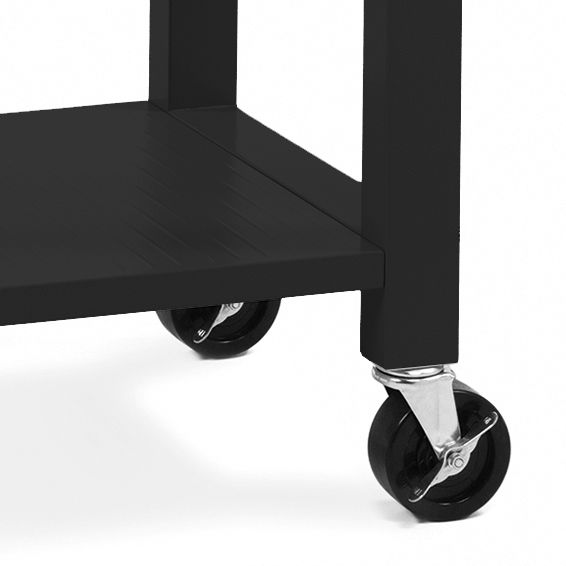 UltraHD® Rolling Workstation with Adjustable Height - Graphite Mobile Office Cart for Laptop, Computer & Documents - Perfect for Home Office, Classroom & Professional Workspaces