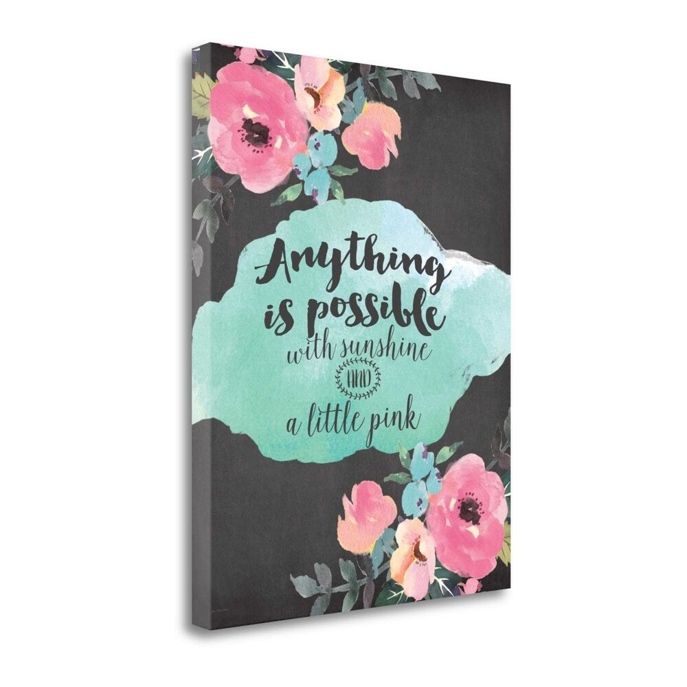 Anything Is Possible by Jo Moulton - Premium Fine Art Giclee Print on Gallery Wrapped Canvas - Ready to Hang Wall Decor for Living Room, Bedroom & Office
