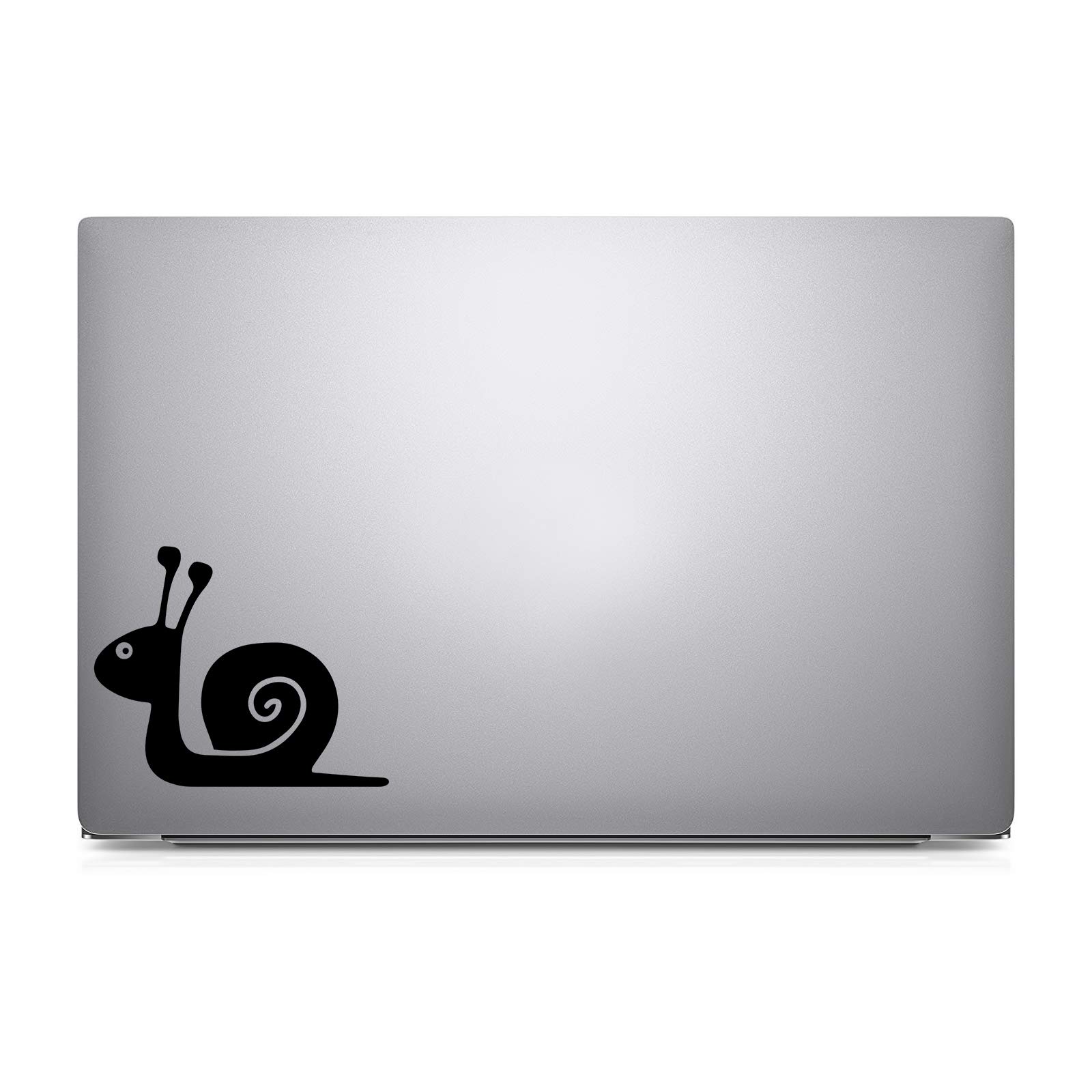 Bargain Max Snail Silhouette Decal Sticker - 5.5 Inch Black Vinyl Decals for Notebook, Car, Laptop, Water Bottle - Perfect for DIY Crafts, School Supplies, and Personalizing Your Belongings