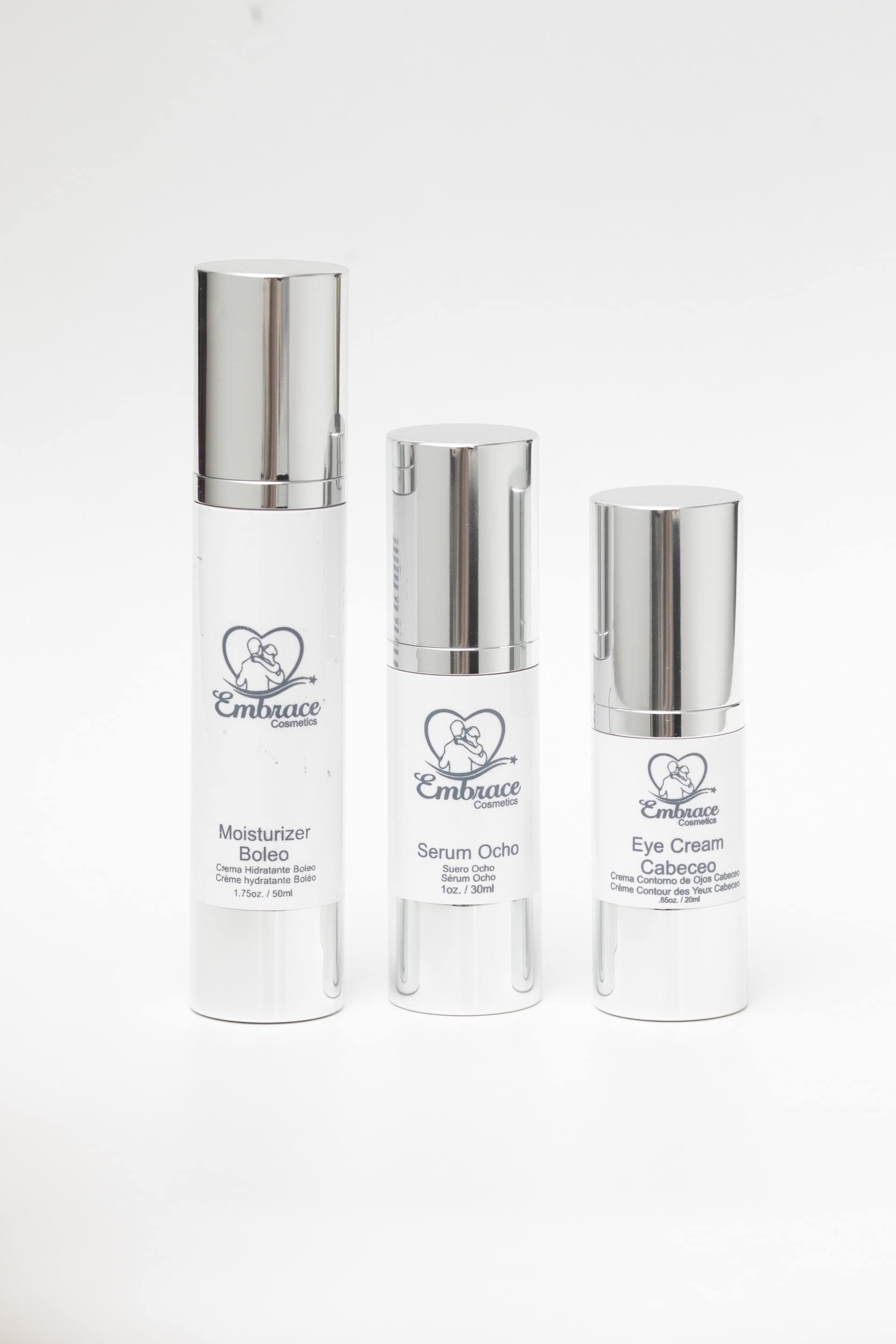 Collection I - Eye Cream, Serum & Moisturizer Set for Anti-Aging & Hydration | Skincare Routine Essentials for Day & Night Use