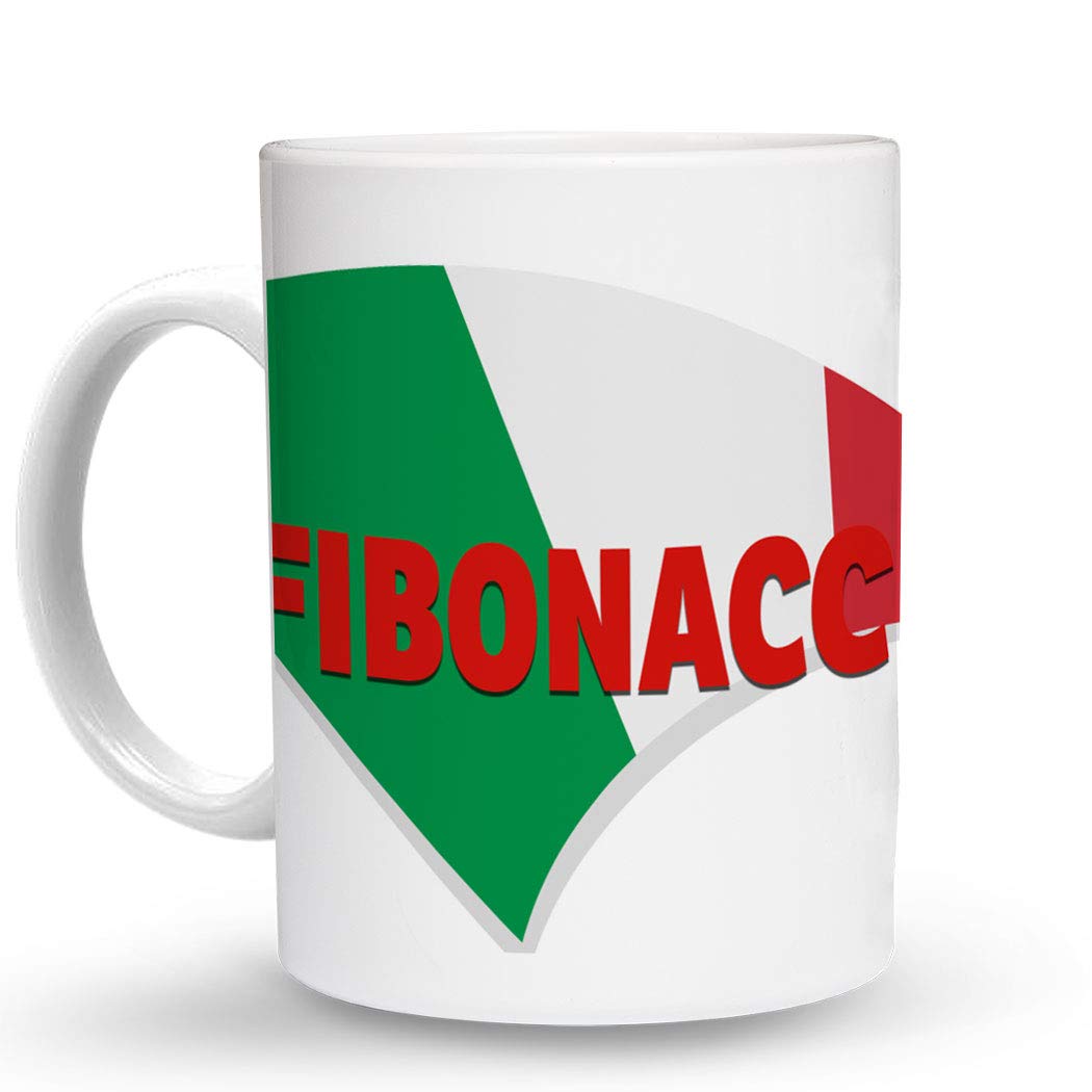 Fibonacci Italian Flag Ceramic Coffee Mug - 11 Oz Unique Italy-Themed Espresso Cup for Home, Office & Gifts | Perfect for Coffee Lovers & Italian Culture Enthusiasts