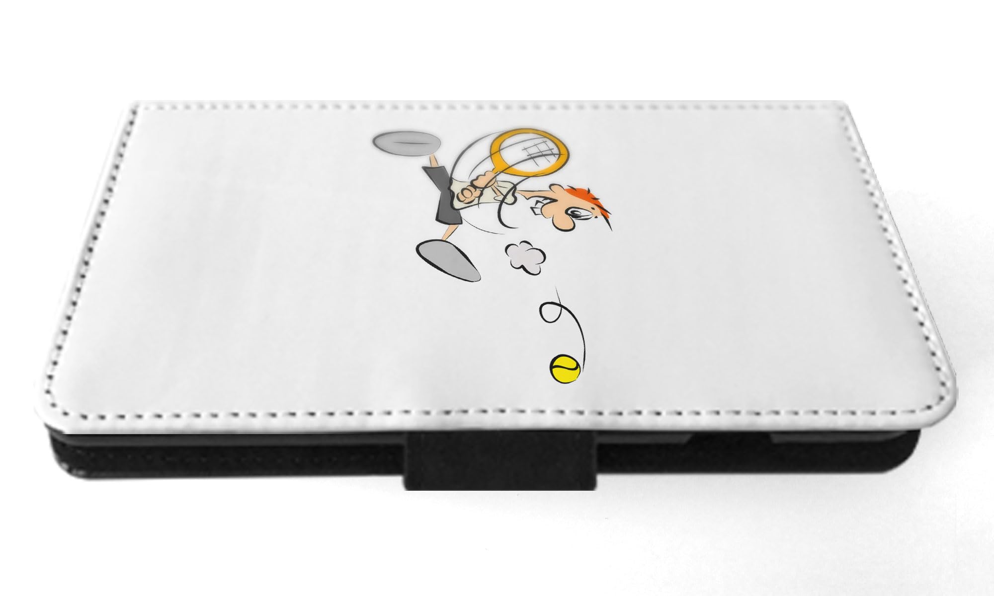 Foxercases Tennis 1 Flip Wallet Phone Case for Samsung Galaxy S23 Ultra - Slim Protective Cover with Card Slots | Perfect for Work, Travel & Everyday Use