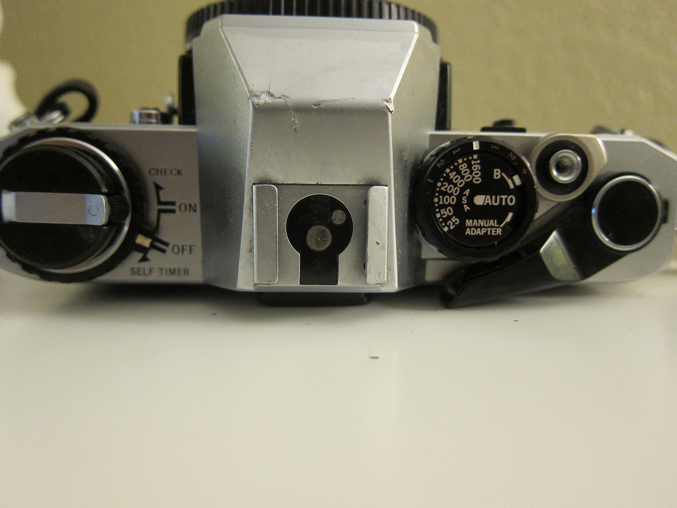 Olympus OM10 35mm Film Camera Body - Vintage SLR Camera for Photography Enthusiasts (Renewed, Lens Not Included) | Perfect for Street Photography & Film Projects