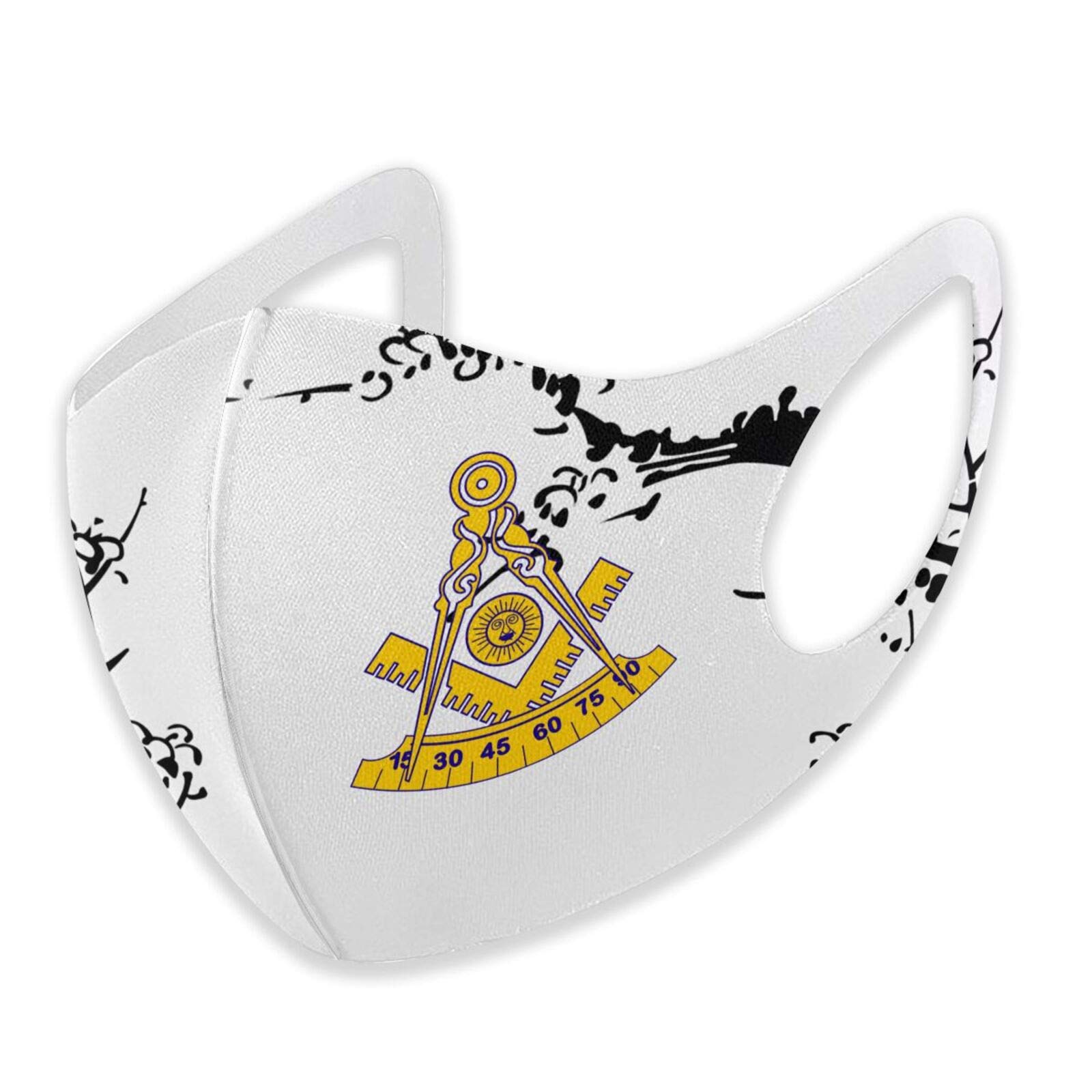 Freemason Past Master Dust Mask - Breathable & Comfortable Black Face Mask for Woodworking, Construction & Outdoor Activities
