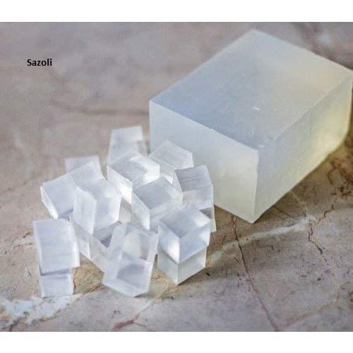 Organic Handmade Pure Glycerin Soap Base - 100% Natural Body Soap for Sensitive Skin (1-1000g) | Perfect for DIY Soap Making, Bath & Body Care