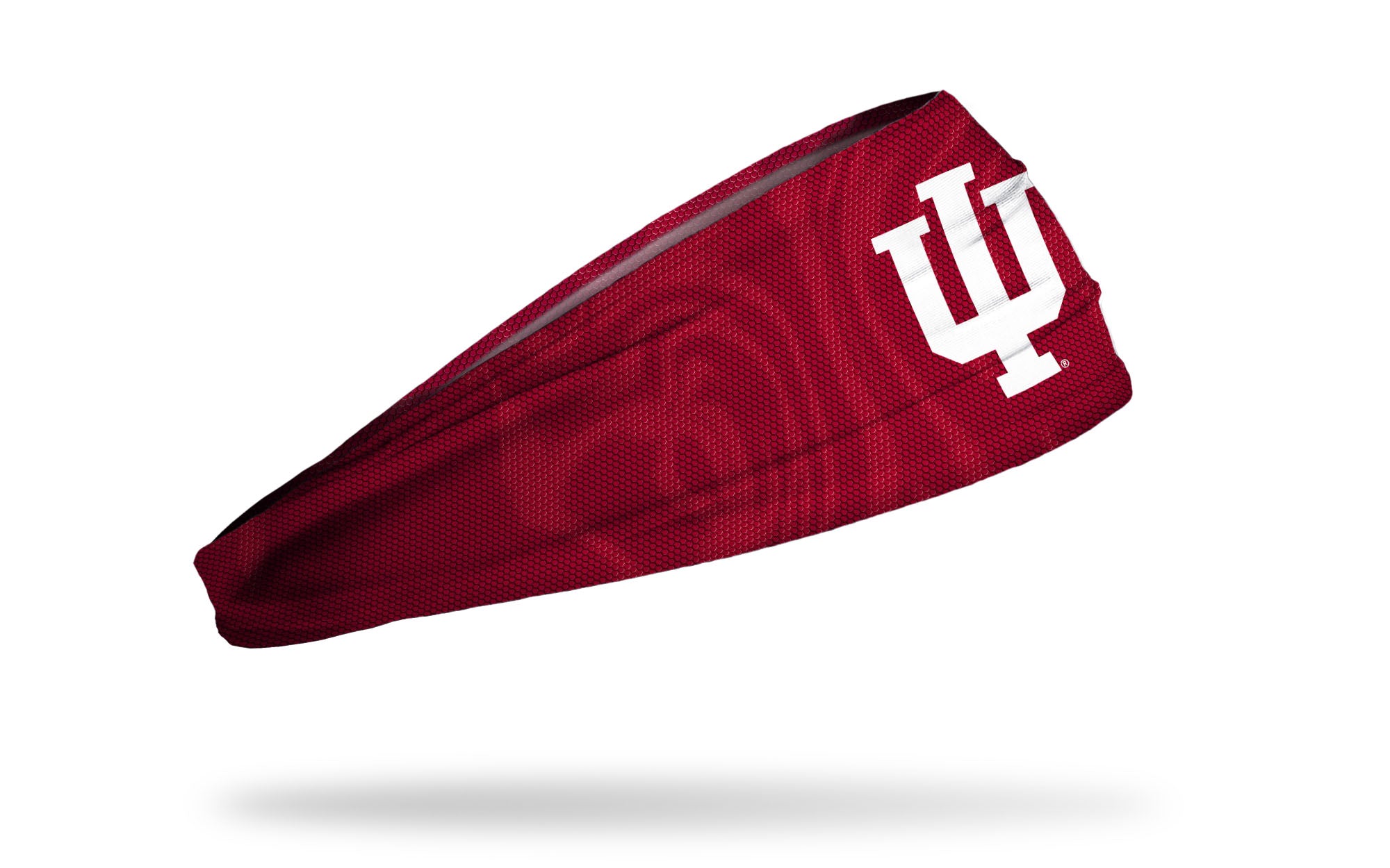 Indiana University Crimson Logo Big Bang Lite Headband - Comfortable Adjustable Sweatband for Sports, Workouts & Fan Gear