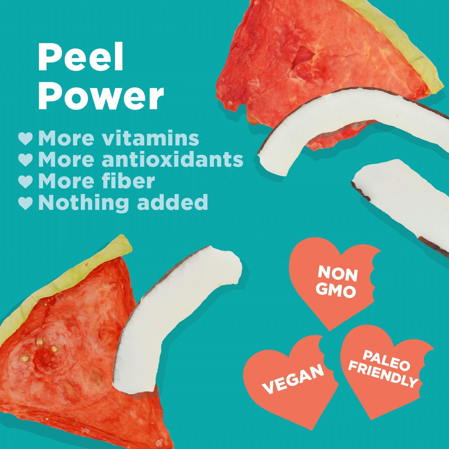 Organic Coco-Melon Dried Fruit Snacks - Vegan, Paleo, Non-GMO Superfood with Coconut & Watermelon | High Fiber Healthy Snack for Weight Loss, Keto Diet & On-the-Go Energy | 3 Pack (2.75oz Each)