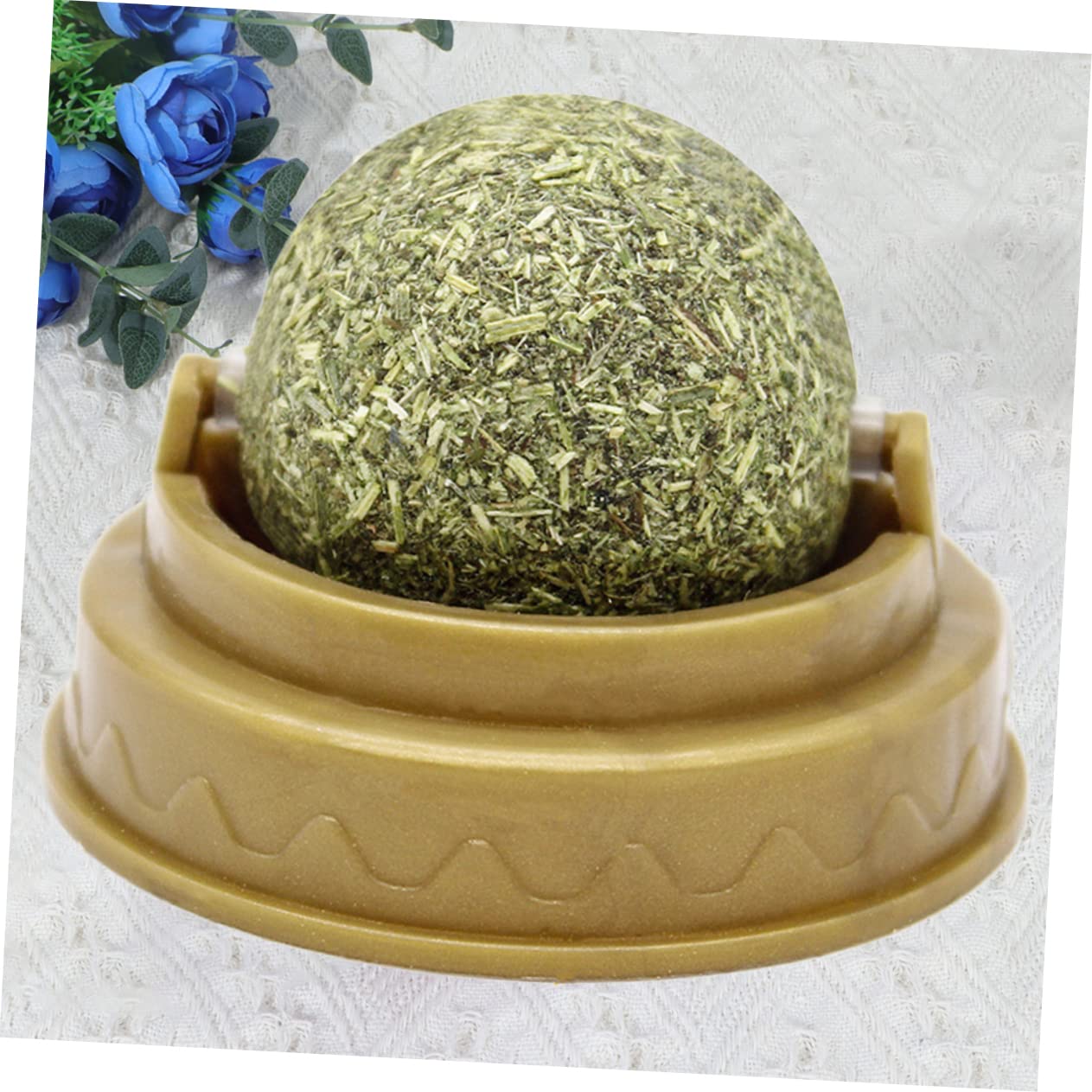 3pcs Catnip Silvervine Ball Toy - Cat Treat for Teeth Cleaning & Digestion - Play & Lick Fun