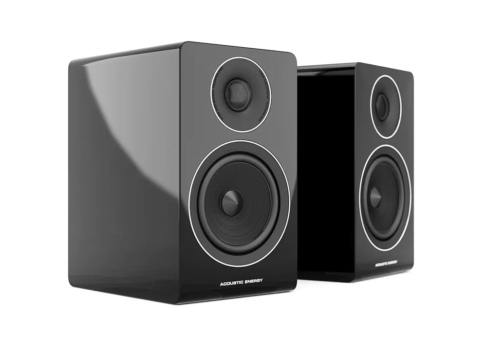 Premium Acoustic Energy AE300 Bookshelf Speakers (Pair) - High-Fidelity Sound for Home Theater & Music Listening - Perfect for Living Rooms, Studios & Audiophiles