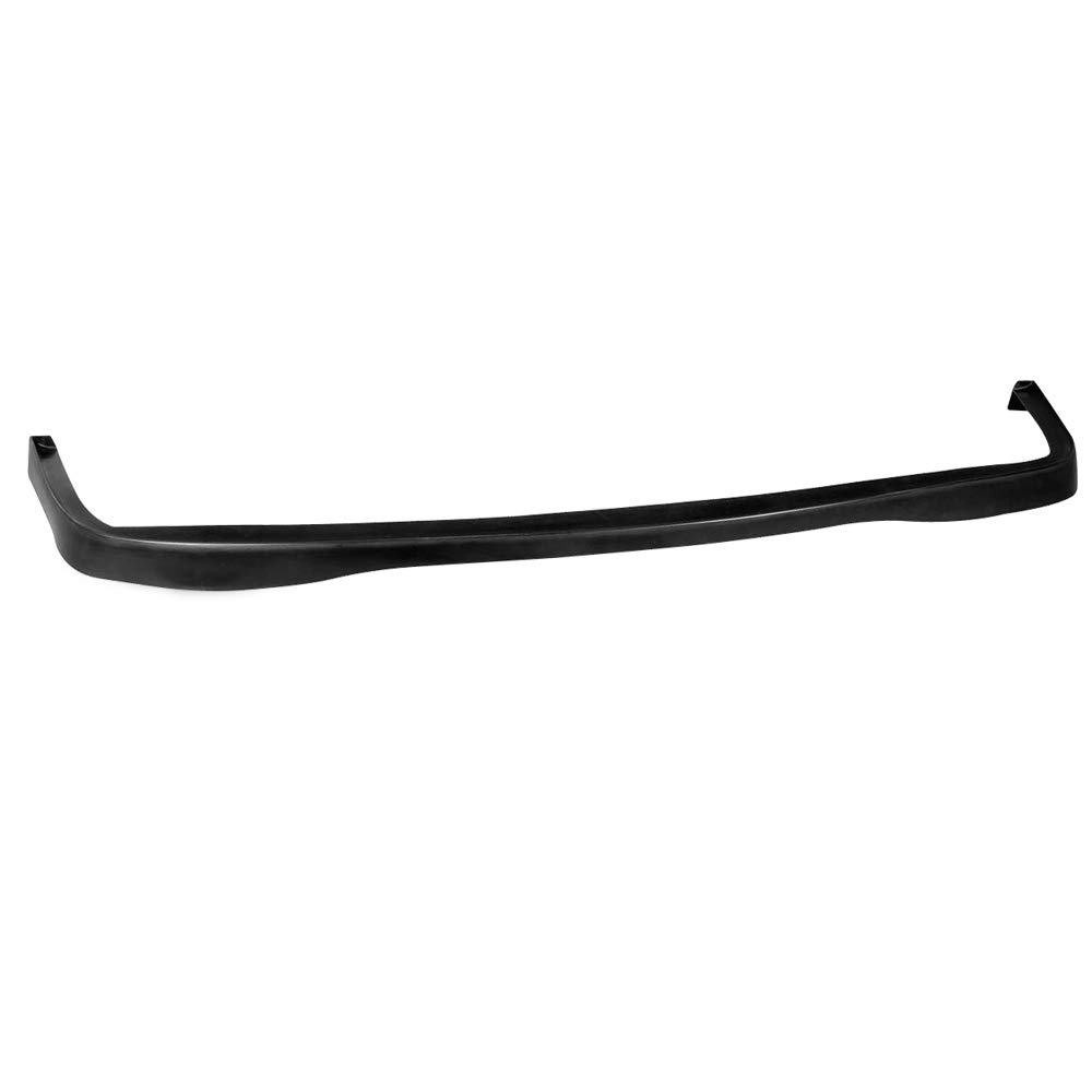 IKON MOTORSPORTS JDM Style PU Black Front Bumper Lip Spoiler Splitter for 1990-1991 Honda Civic - Air Dam Chin Diffuser Add-on | Enhances Aerodynamics & Sporty Look for Street Racing & Car Shows