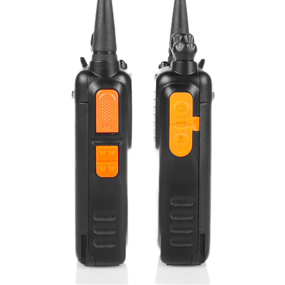 Baofeng GT-1 10 Pack Two Way Radio with UHF, 5W Power, 16 Channels, Built-in Flashlight & FM Function - Ideal for Outdoor Adventures, Construction Sites, and Emergency Communication