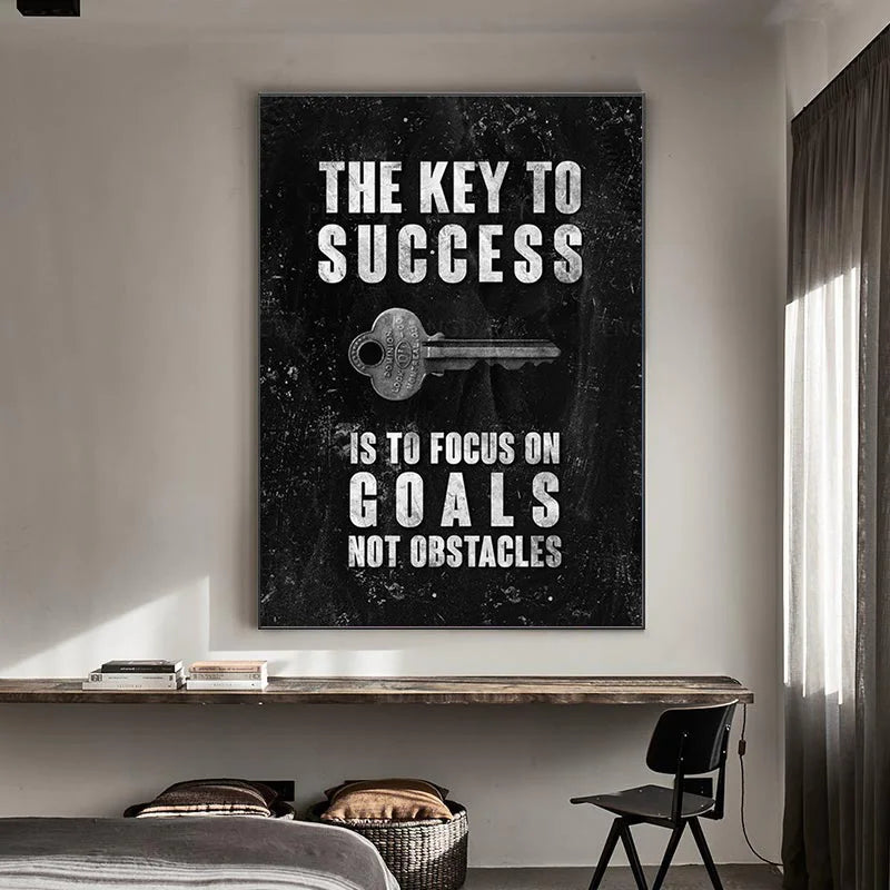 Motivational Wall Art - 'Money Is Calling Eat Sleep Invest Repeat' Inspirational Quote Canvas Print for Office, Bedroom & Home Decor - Perfect Gift for Investors & Entrepreneurs