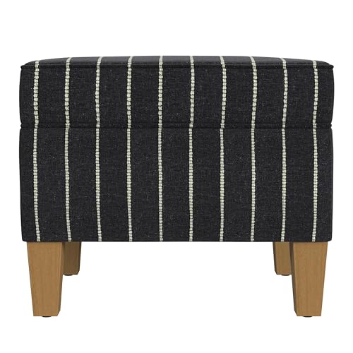 Black With Boucle Stripe