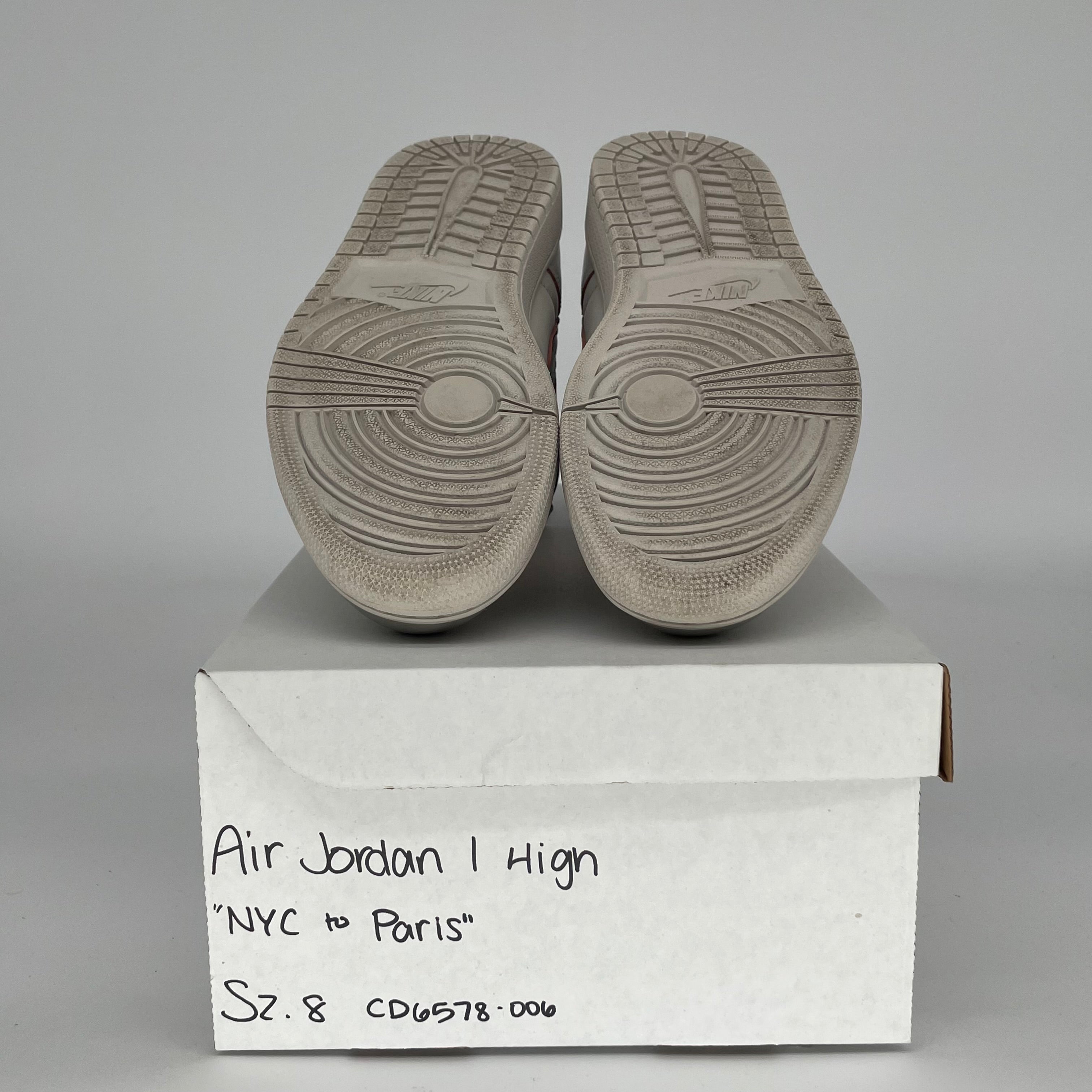 AIR JORDAN 1 SB NYC to Paris Sneakers - Men's Size 8 (CD6578-006) - Limited Edition Skateboarding Shoes for Streetwear & Urban Fashion